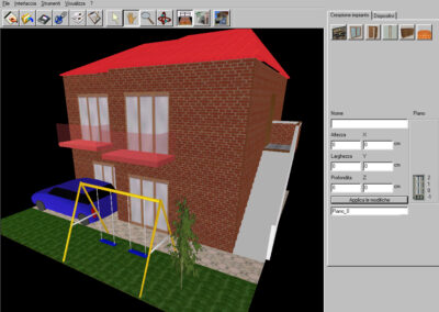 Extravision3D Impianti Sicurezza - Palazzina demo